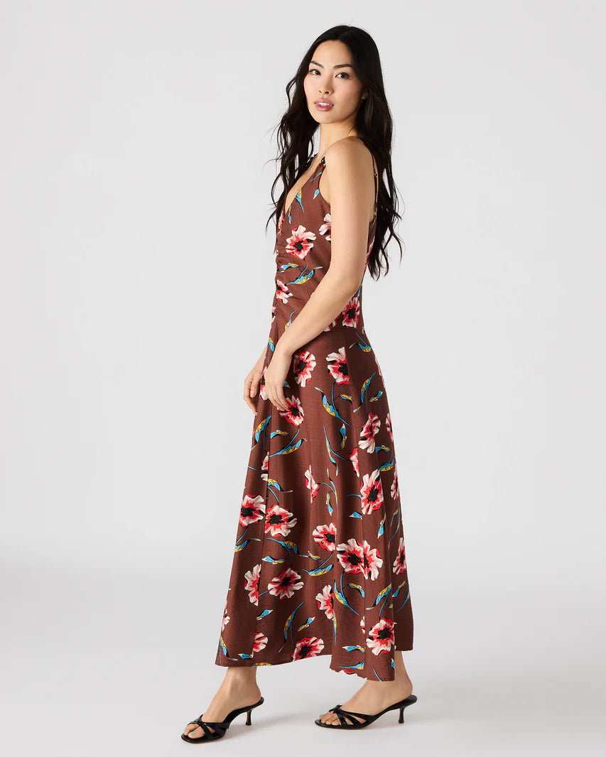 Paula Woven Floral Maxi Dress