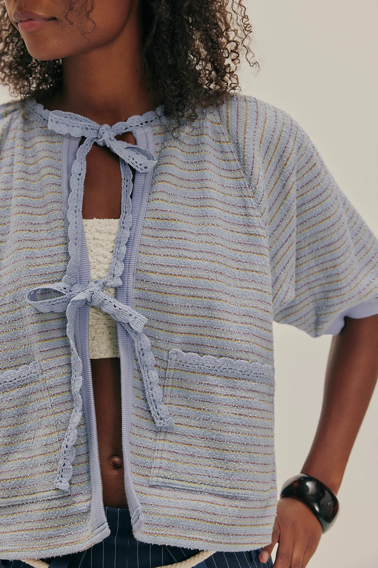 Bonnie Tie Front Top
