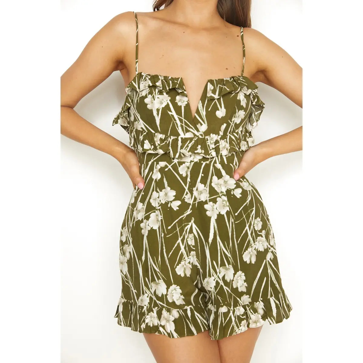 Everlee Ruffle Romper