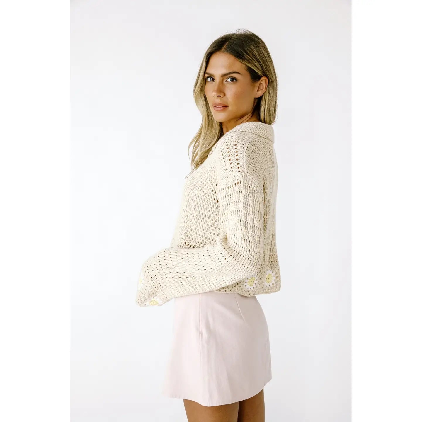 Charley Crochet Daisy Cardigan
