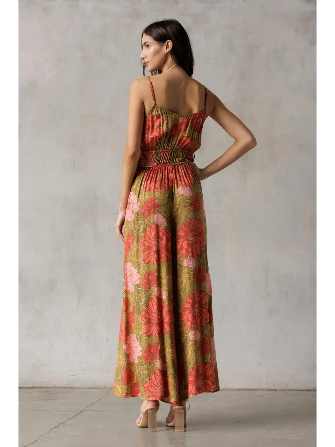 Millicent Woven Floral Jumpsuit