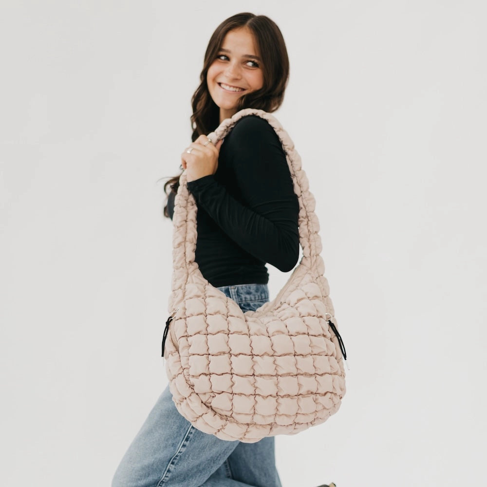 Quilted Hobo Tote