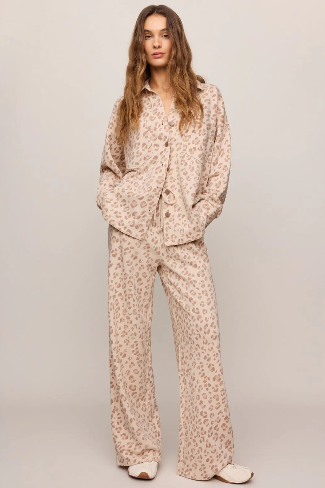 Hunter Knit Leopard Pant
