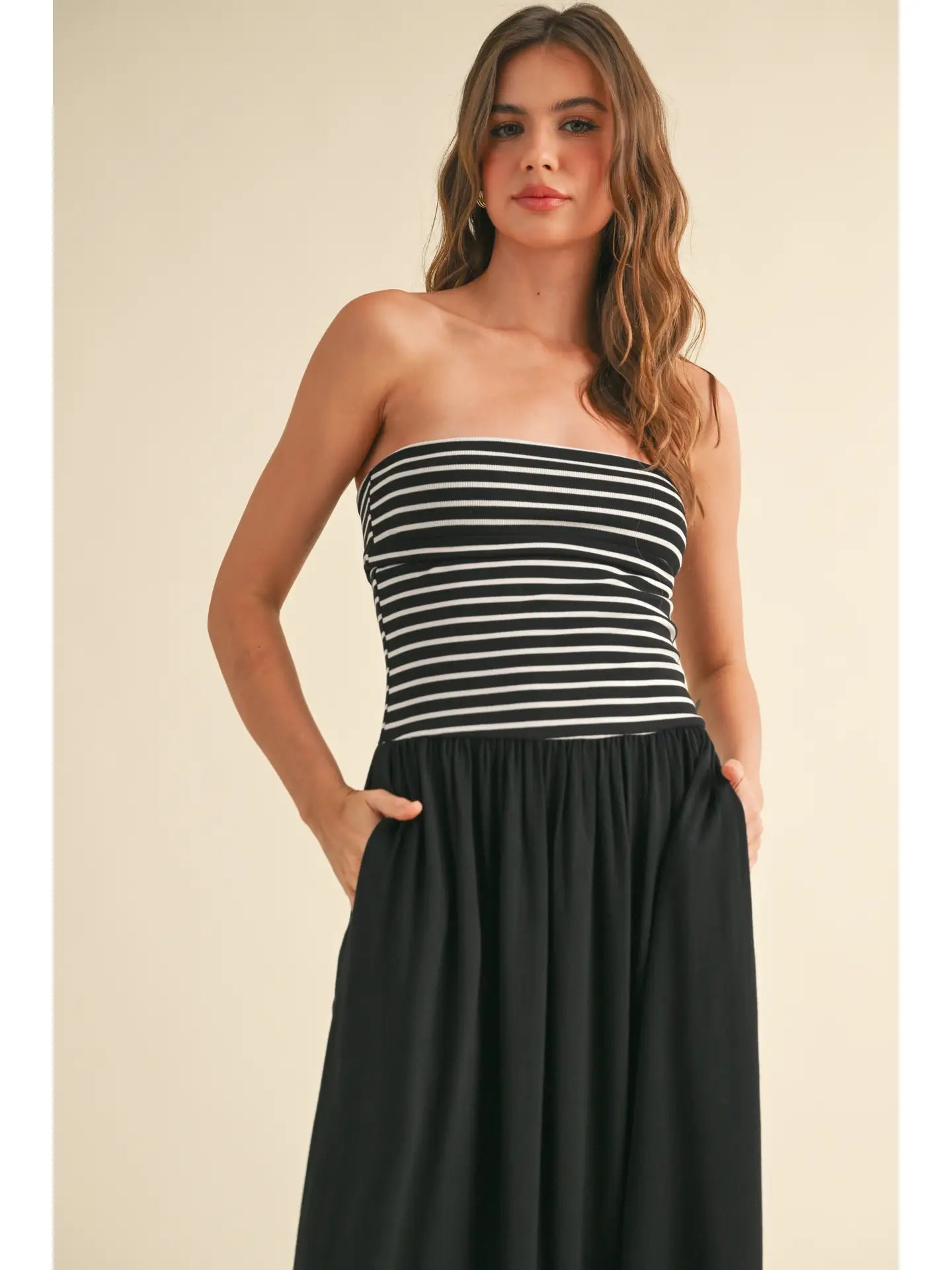 Khloe Strapless Maxi Dress