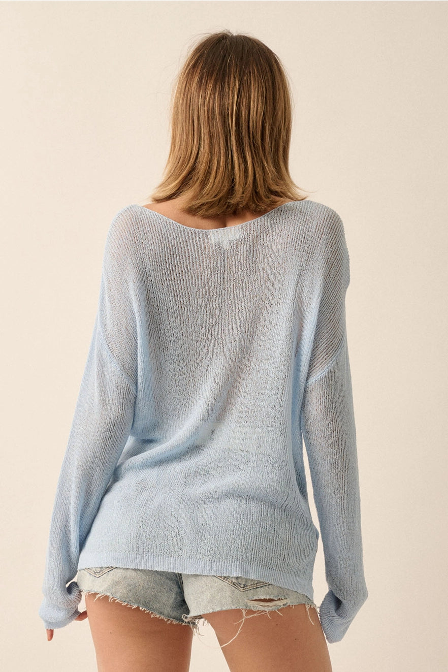 Hanna Lightweight Knit Sweater