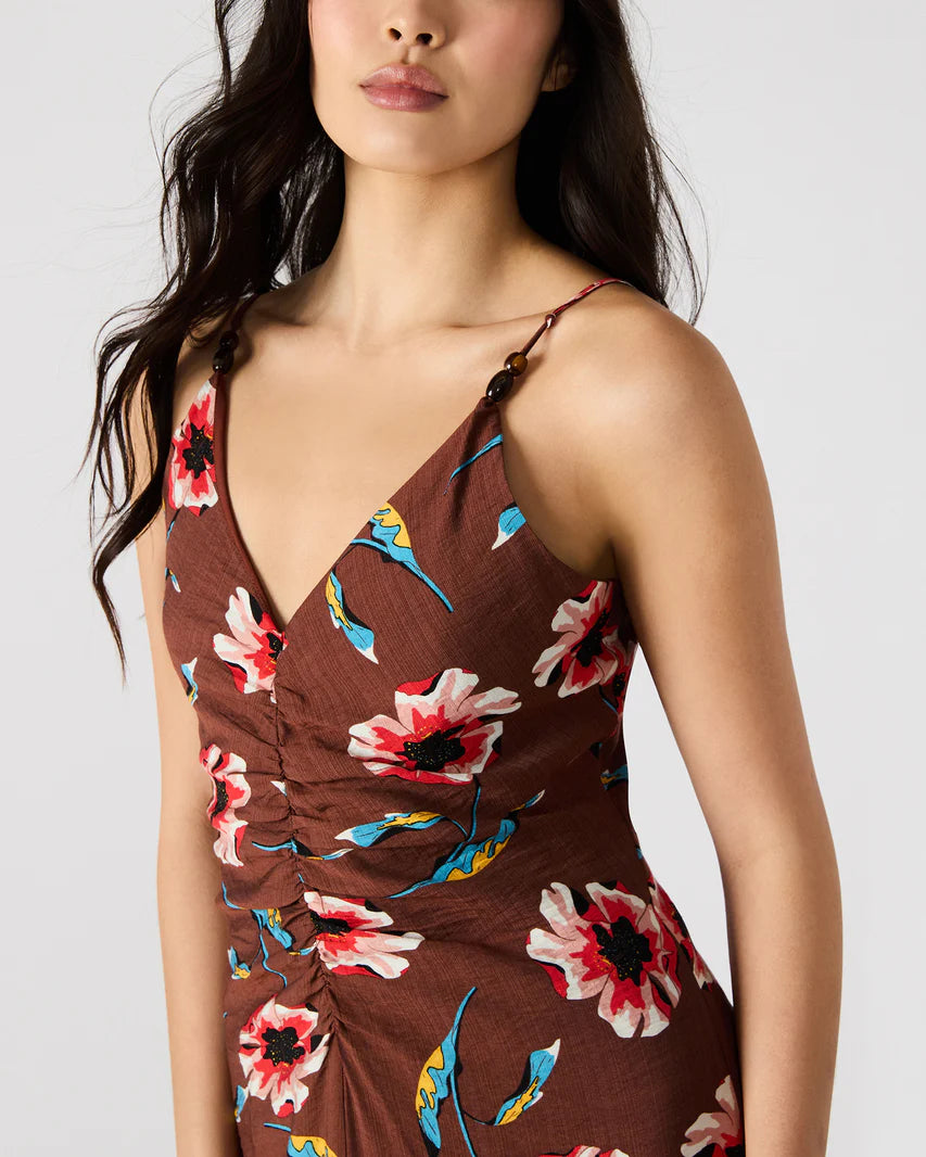 Paula Woven Floral Maxi Dress