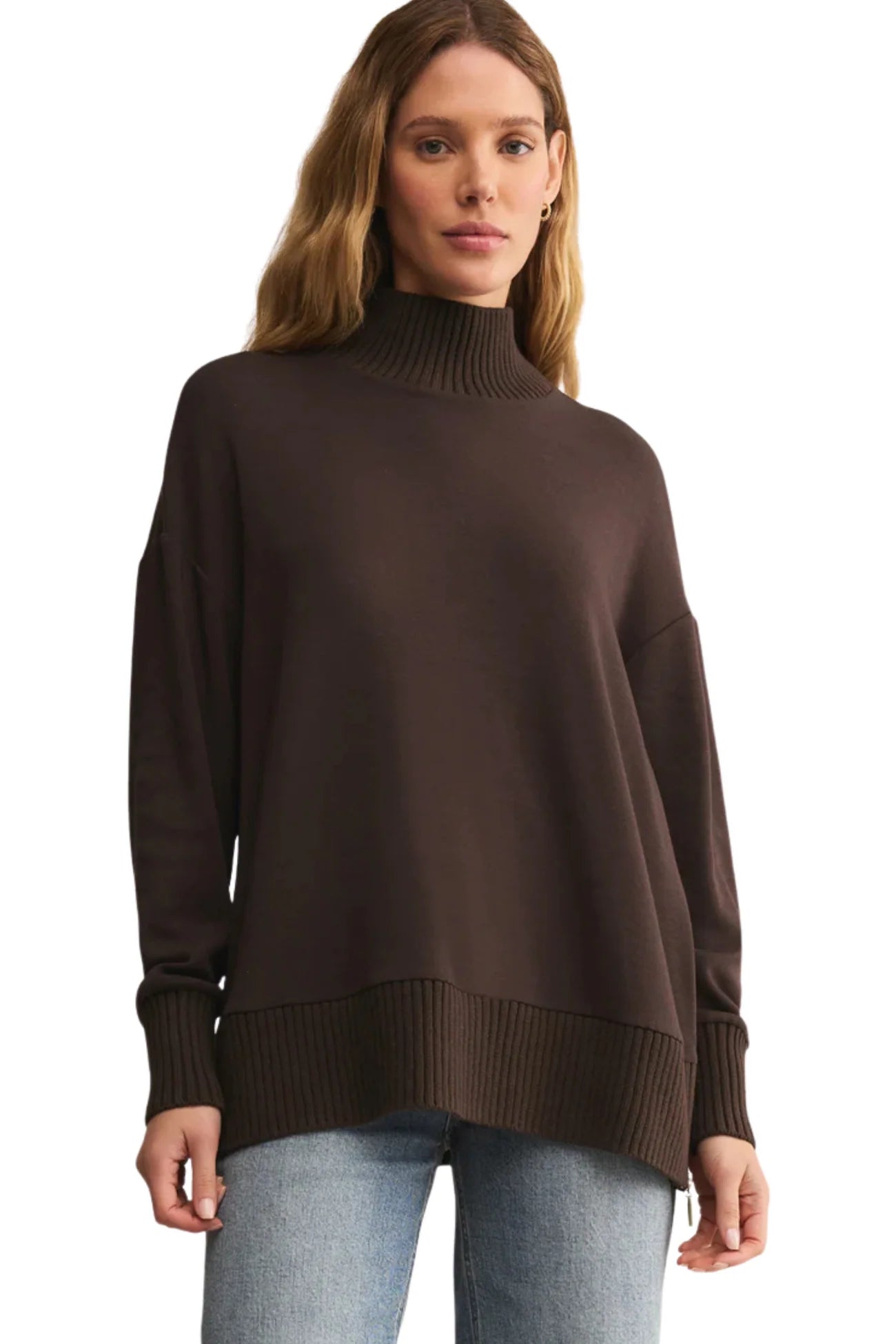 Dorthea Rib Knit Sweatshirt
