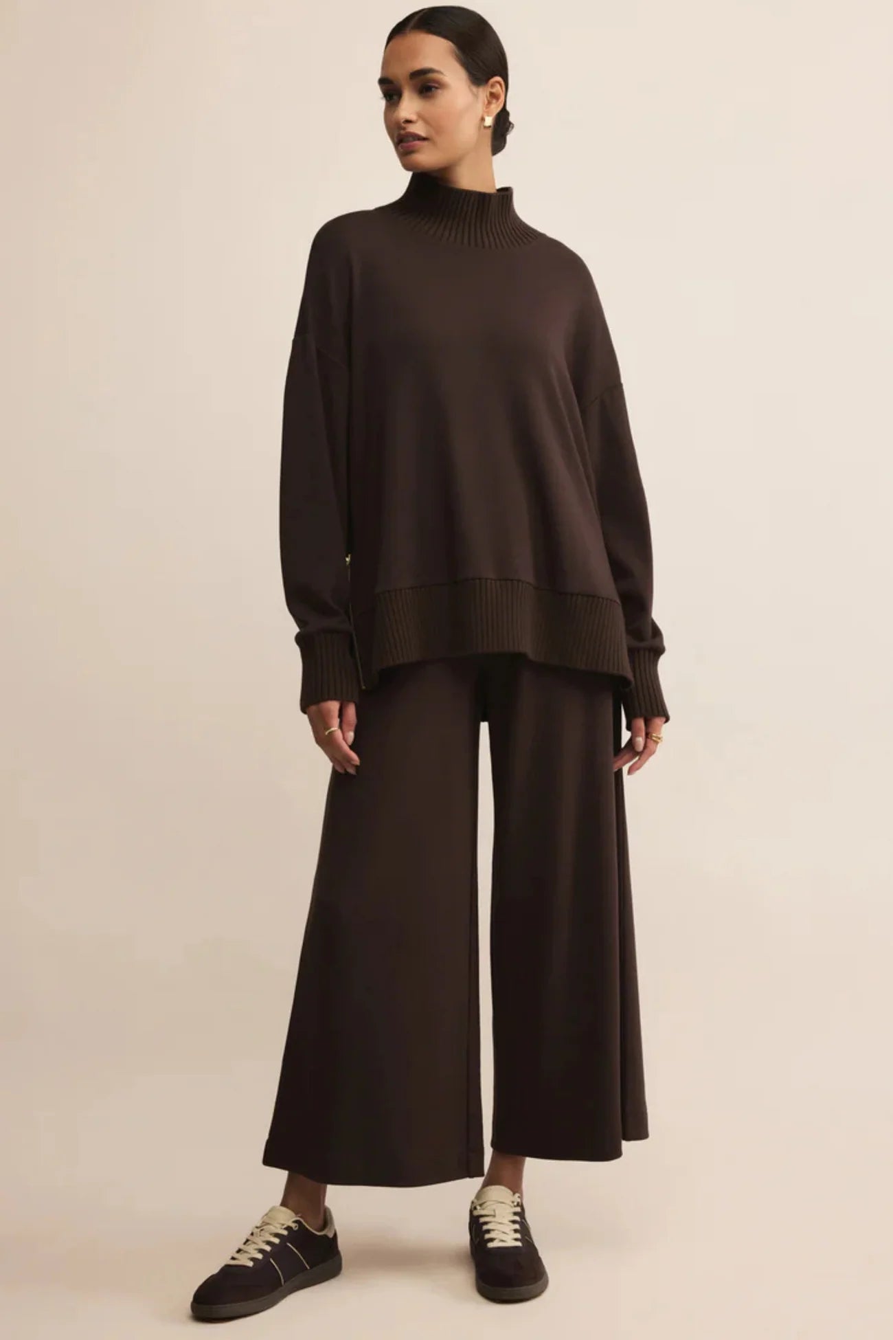 Dorthea Rib Knit Sweatshirt