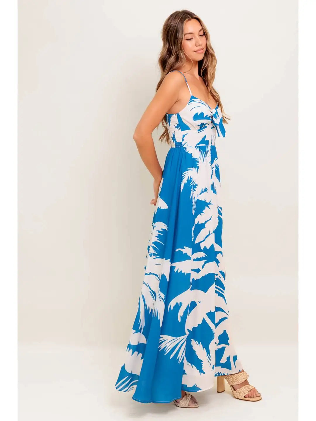 Rylee Printed Woven Maxi Dress