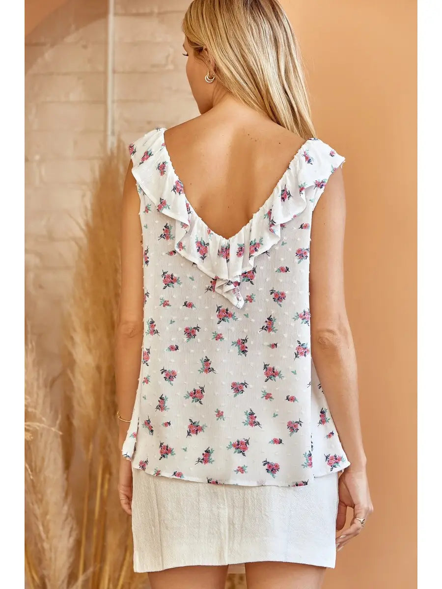 Alicia Woven Floral Blouse