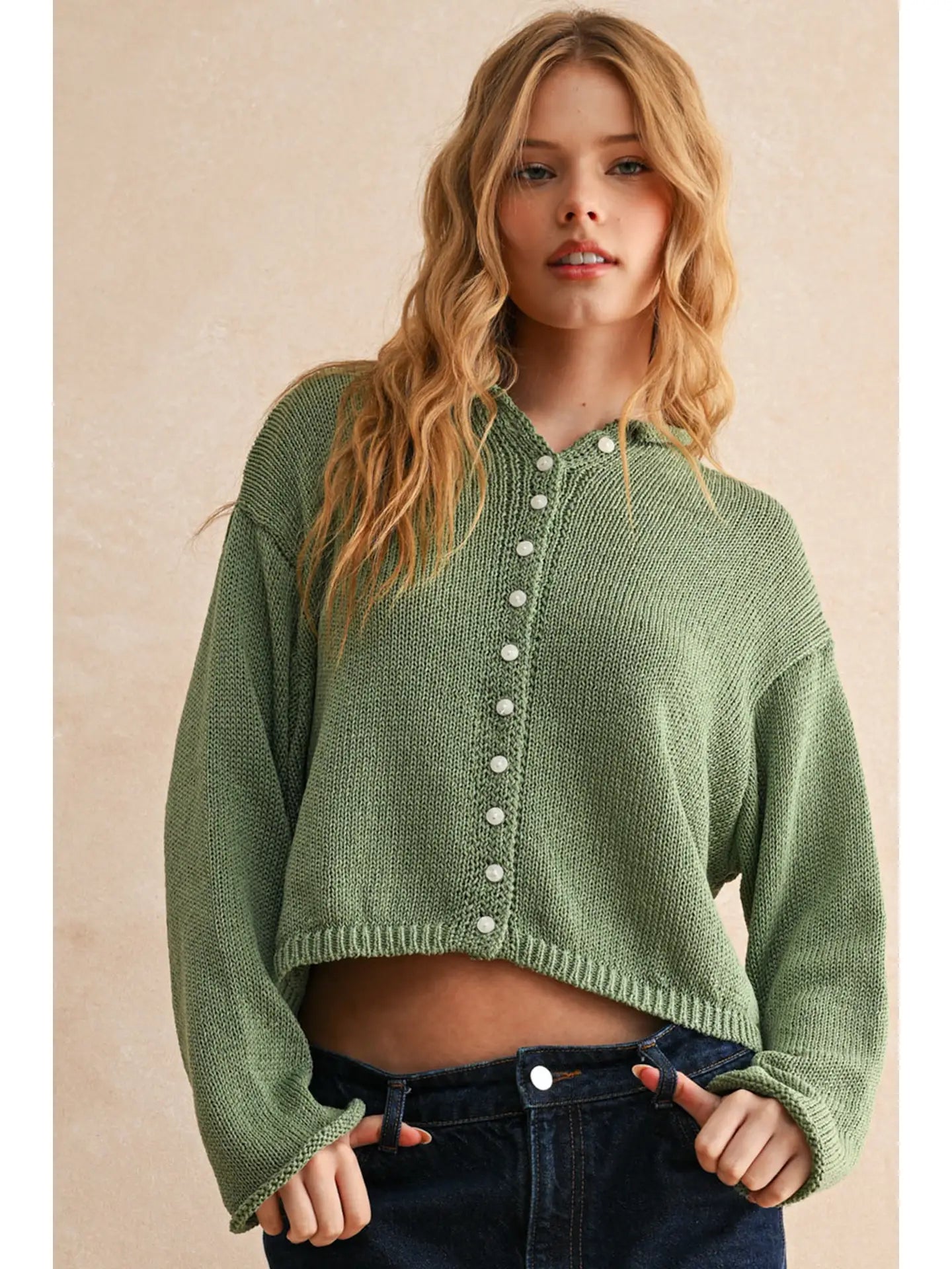 Sterling Button Front Cardigan