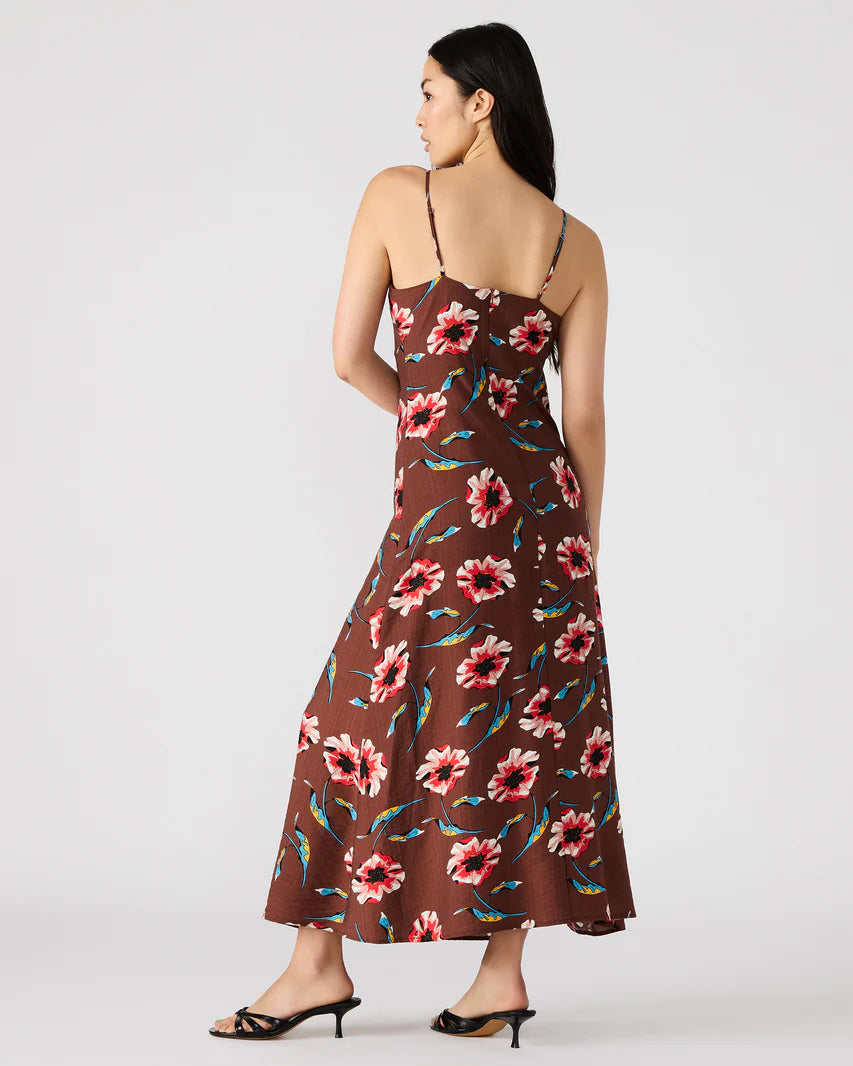 Paula Woven Floral Maxi Dress