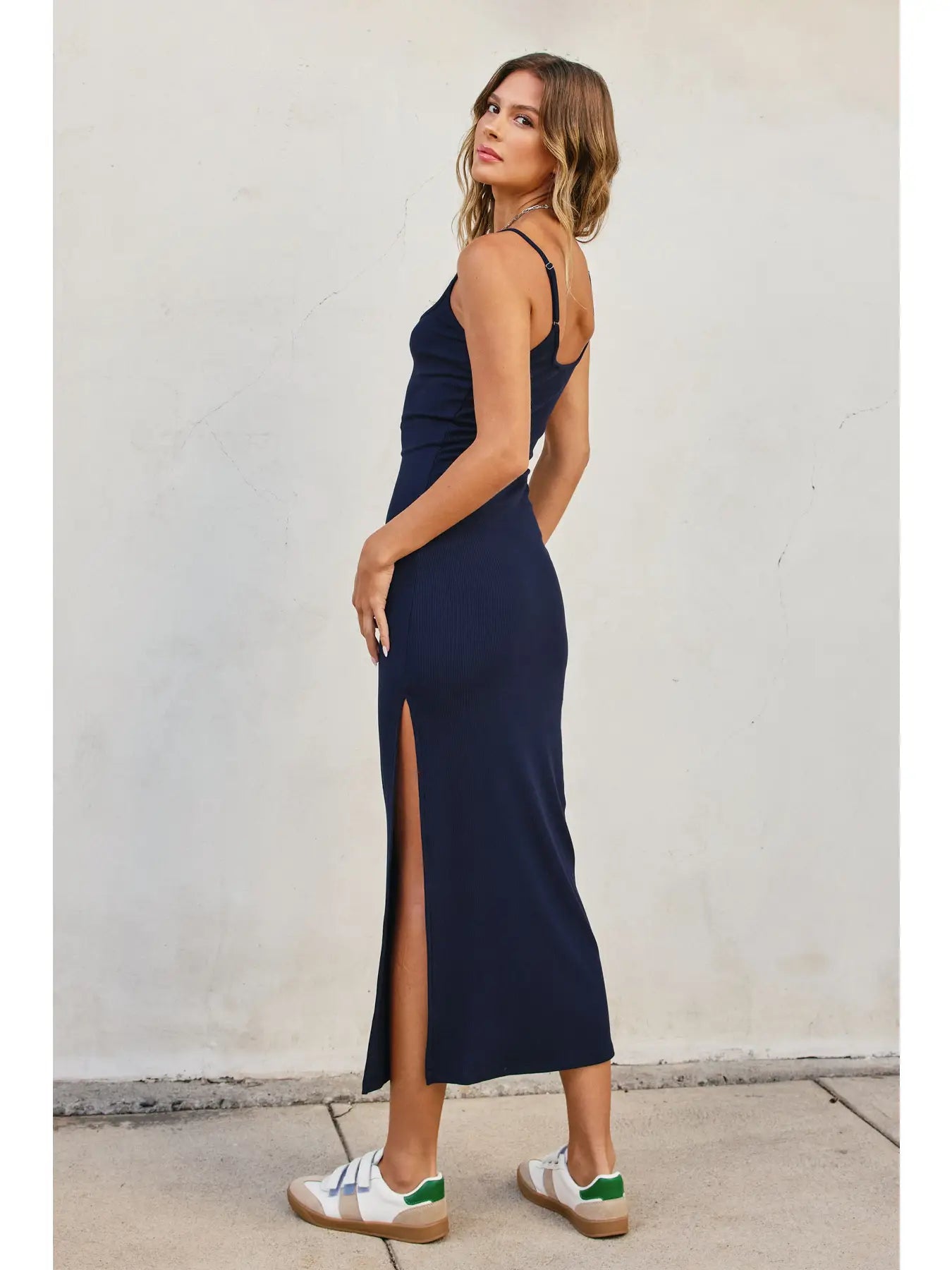 Ezra Ribbed Knit Bodycon Maxi