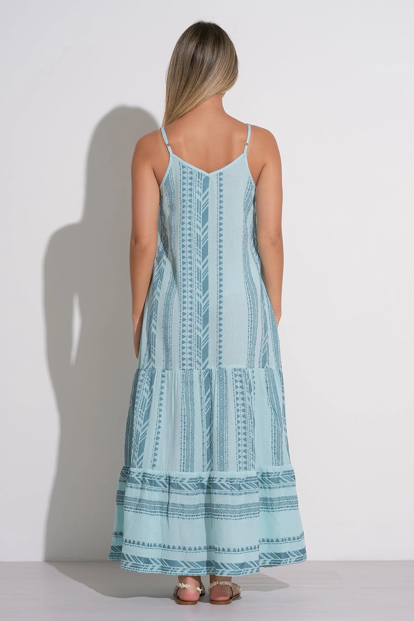 Ayla Textured Woven Maxi Dress