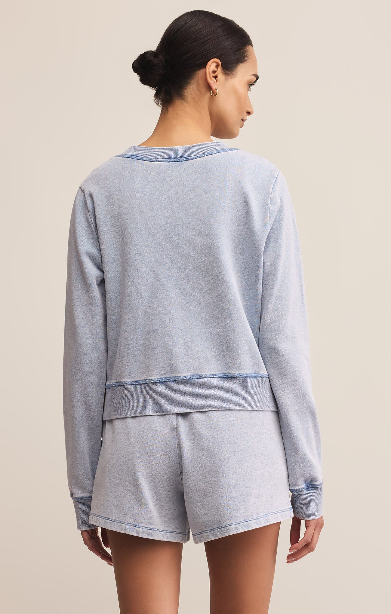 Gracie Knit Denim Cardigan