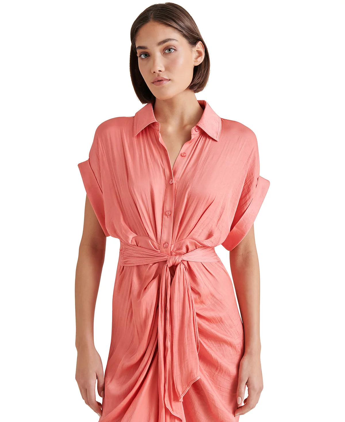 Merida Satin Midi Dress