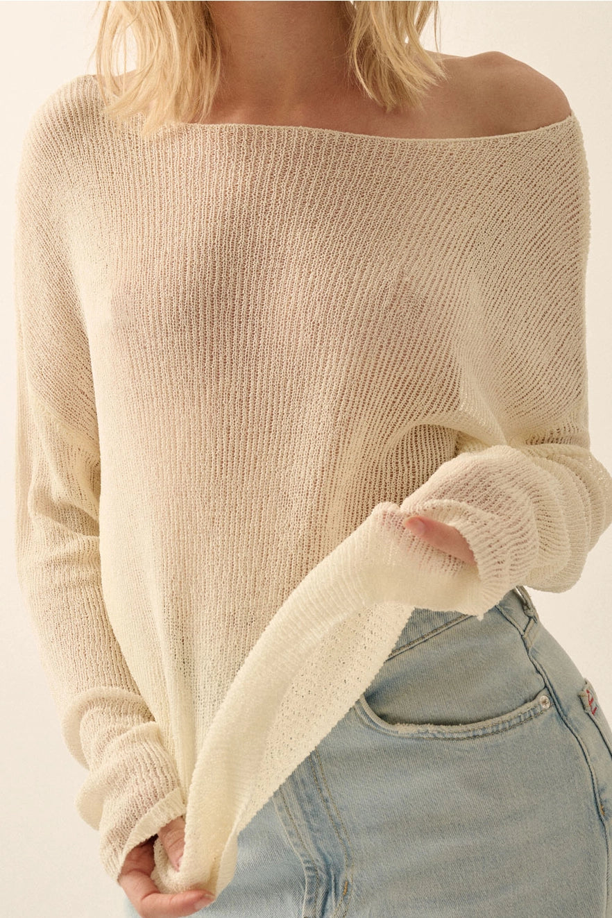 Hanna Lightweight Knit Sweater