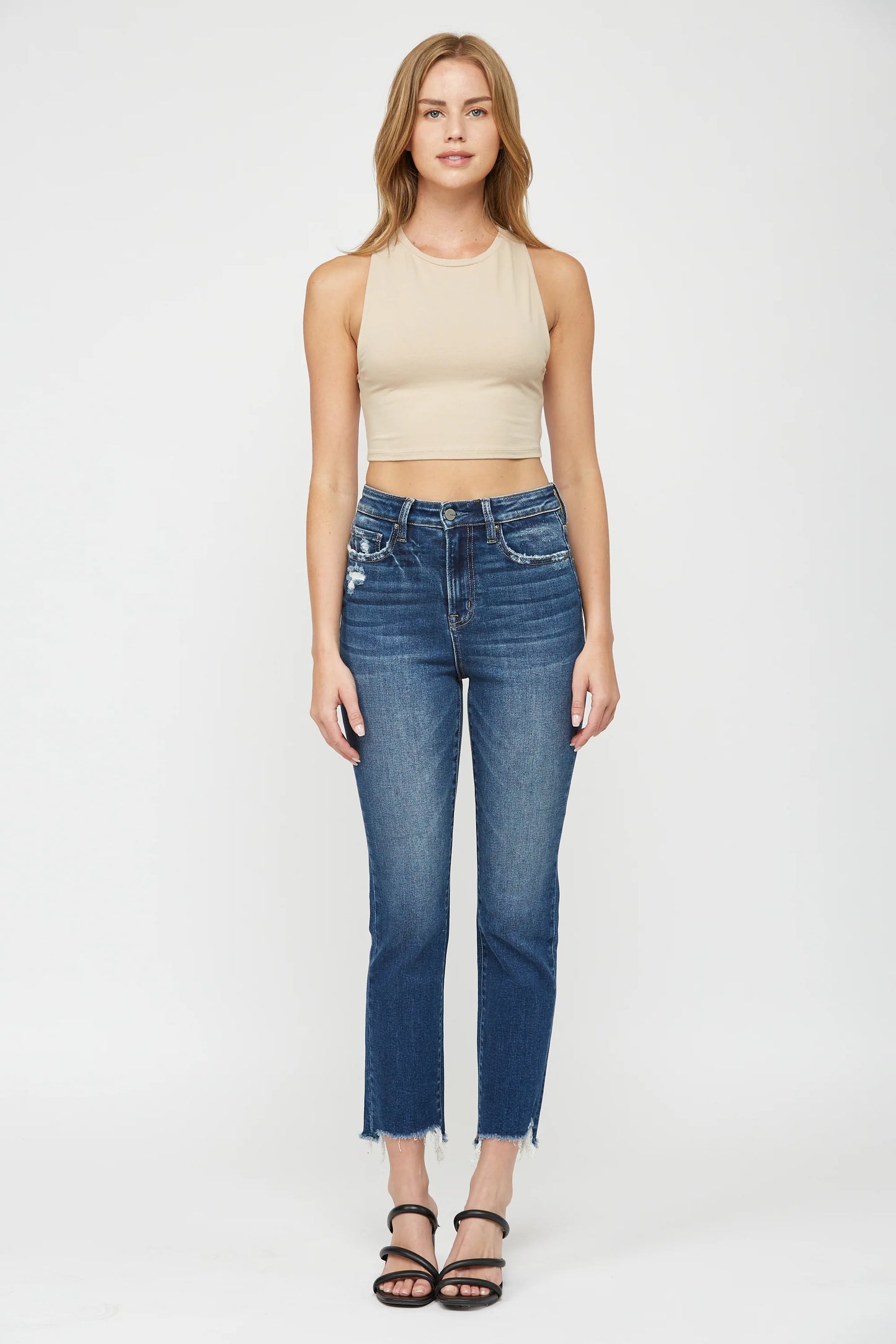 Carter Super High Straight Leg Denim