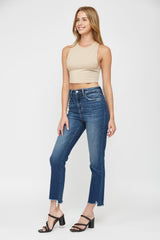 Carter Super High Straight Leg Denim