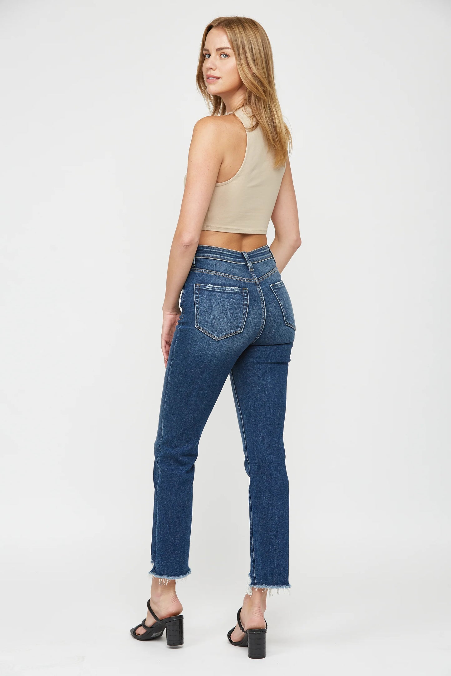 Carter Super High Straight Leg Denim