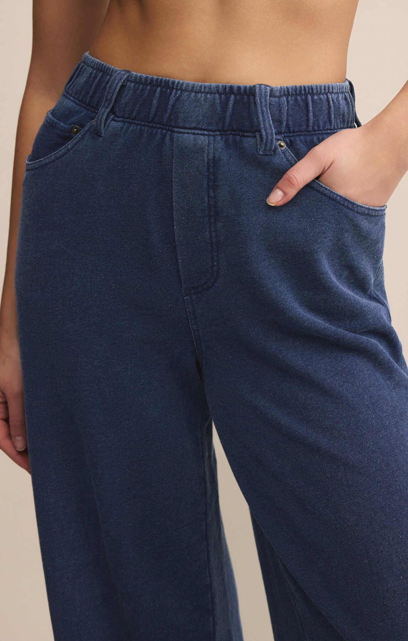August Knit Denim Pant