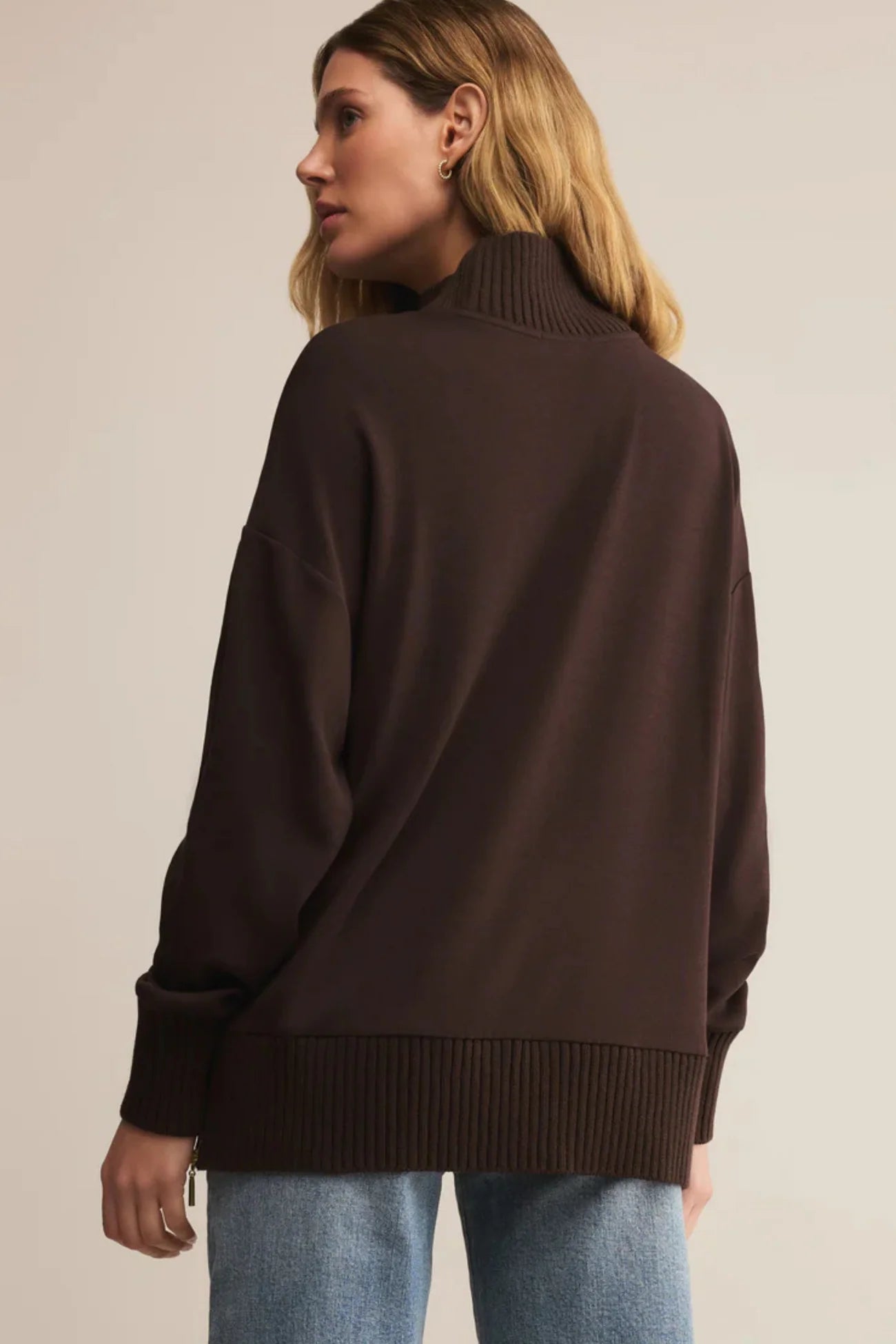 Dorthea Rib Knit Sweatshirt