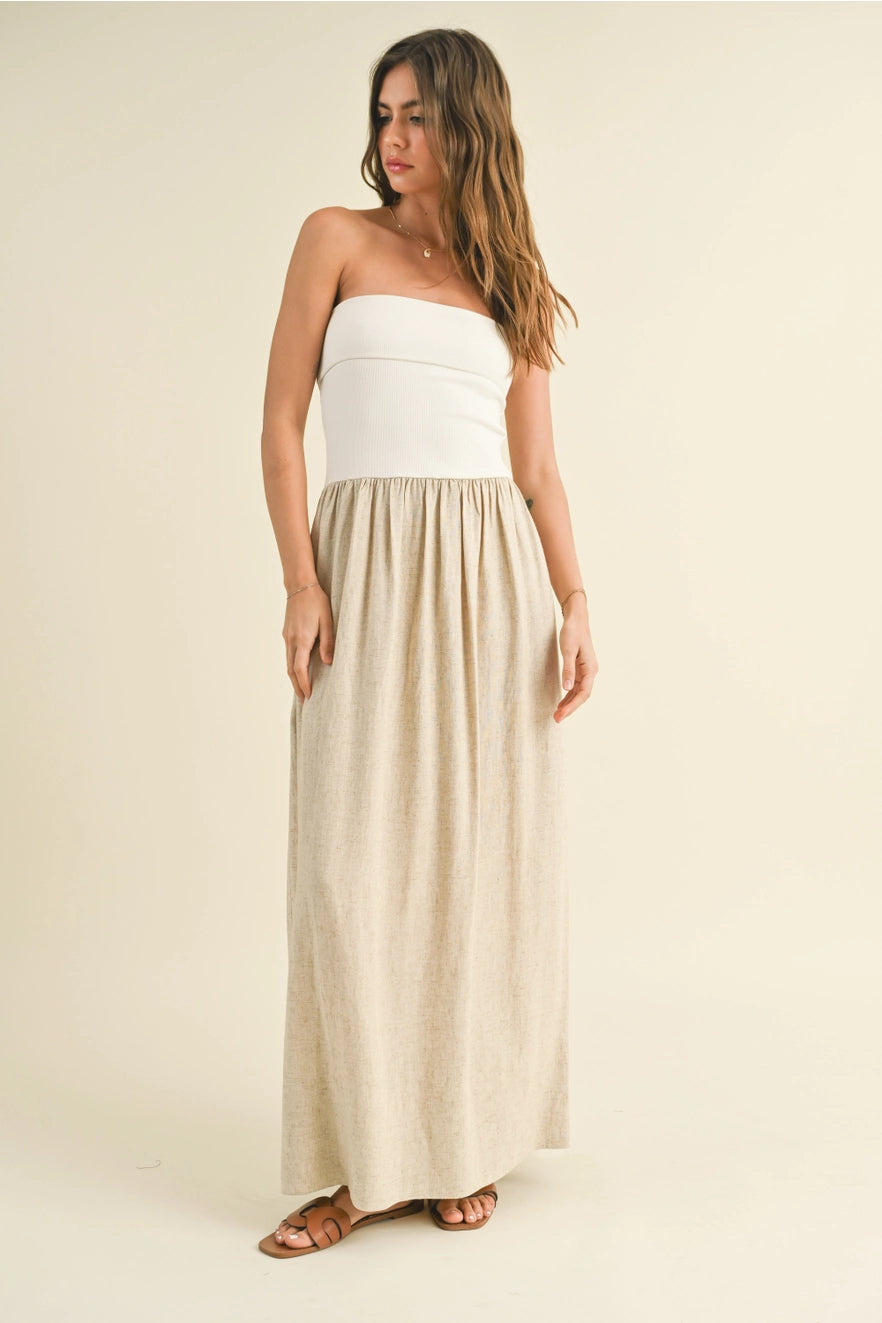 Khloe Strapless Maxi Dress