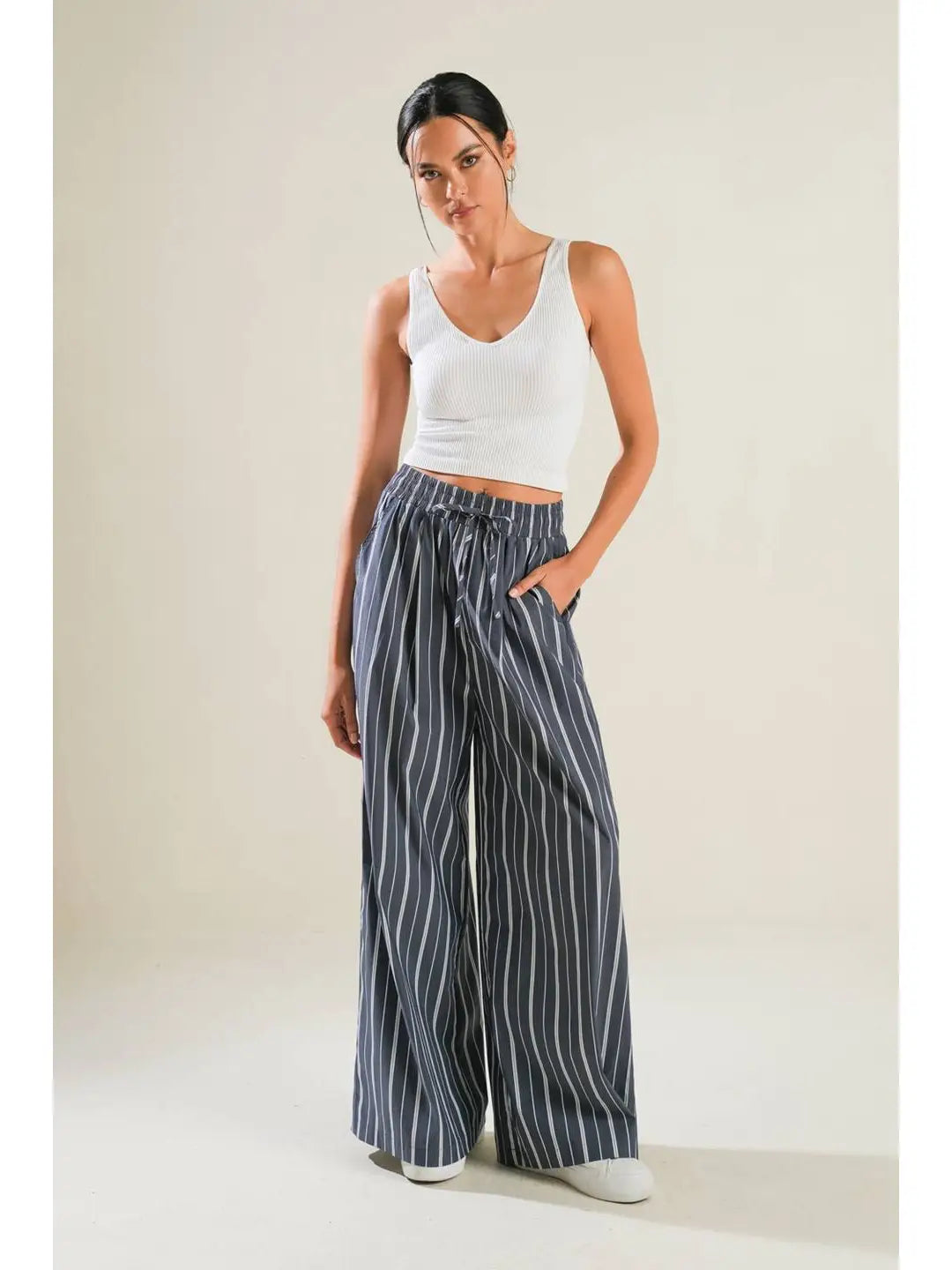 Harley Striped Woven Pant
