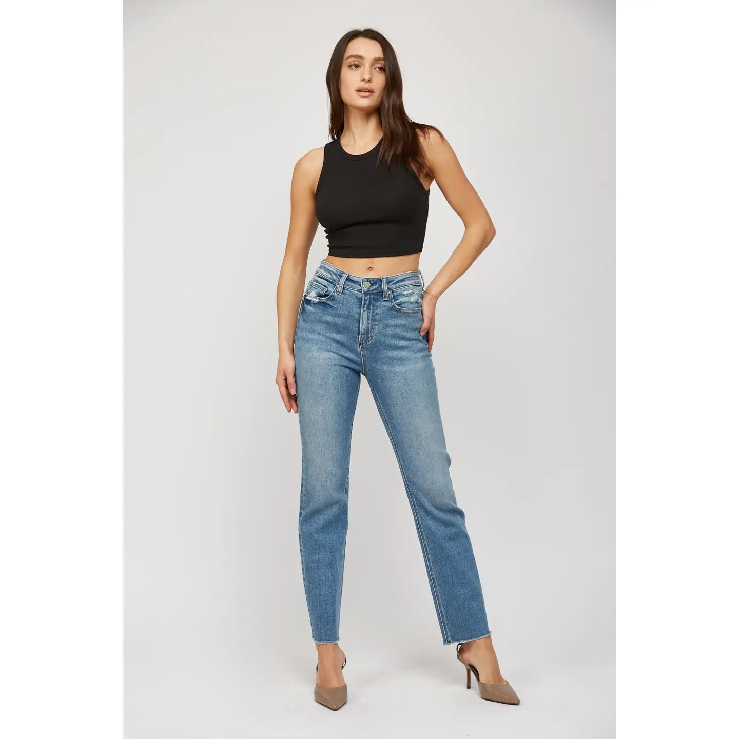 Kiara Super High Rise Straight Leg