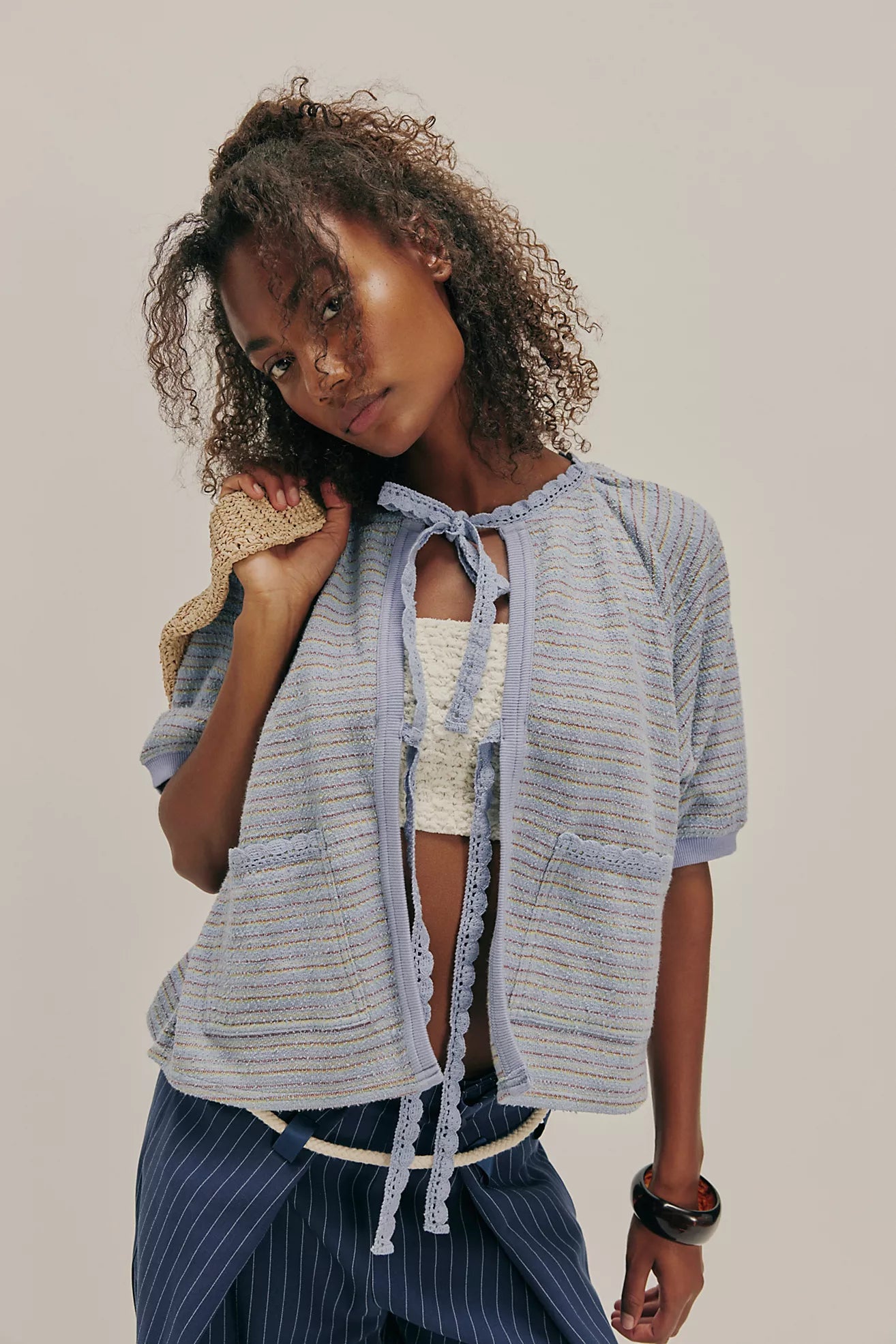 Bonnie Tie Front Top