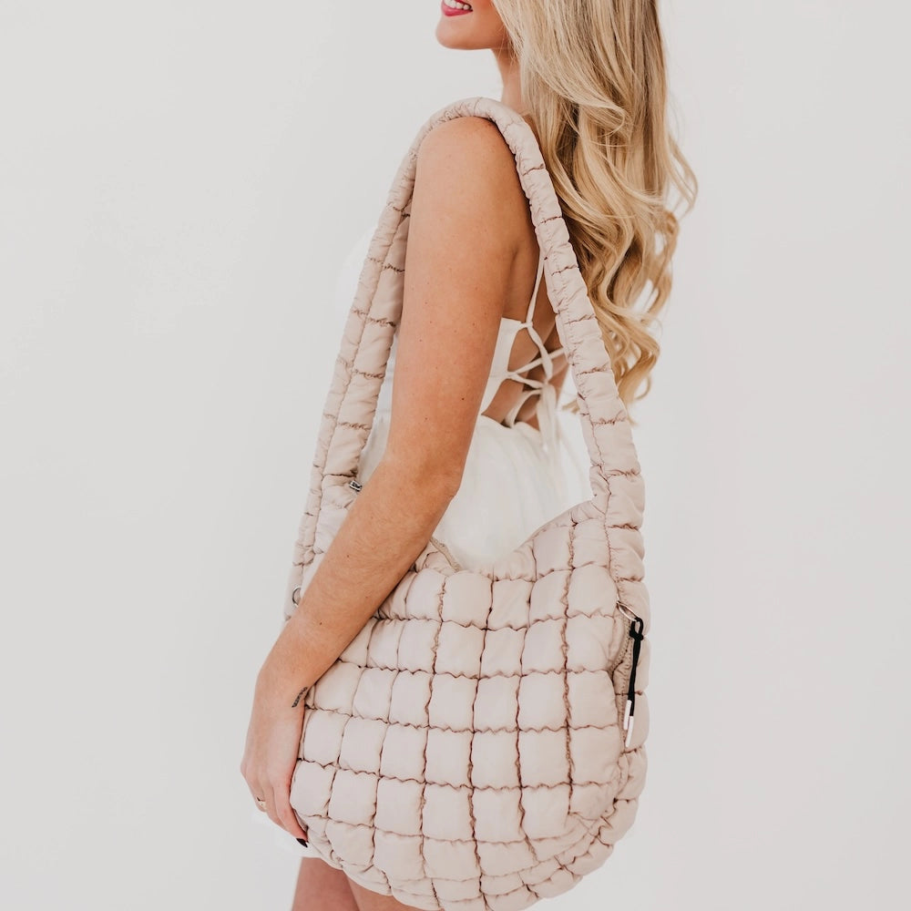 Quilted Hobo Tote