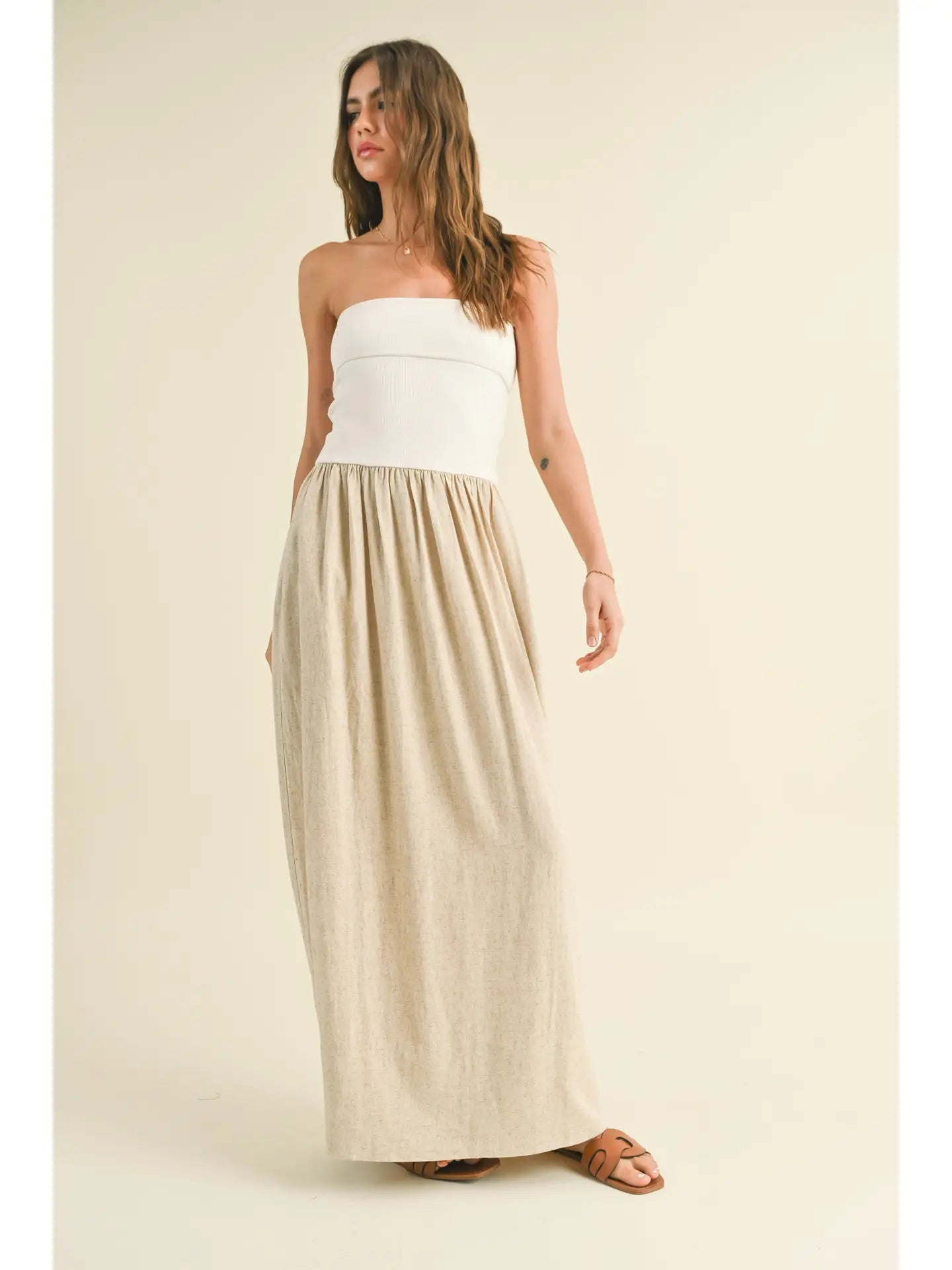 Khloe Strapless Maxi Dress