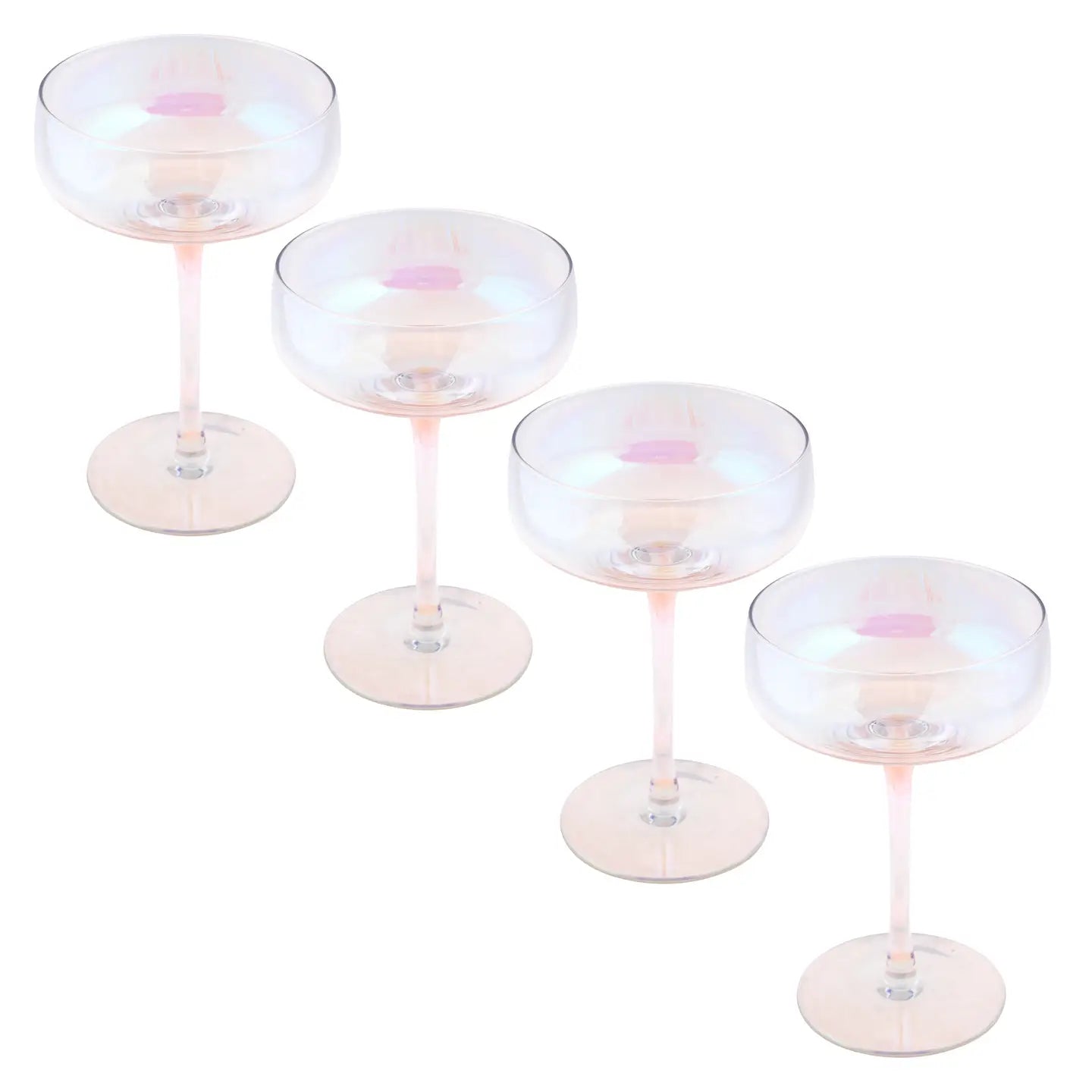 Mid-Century Champagne Coupe Glass