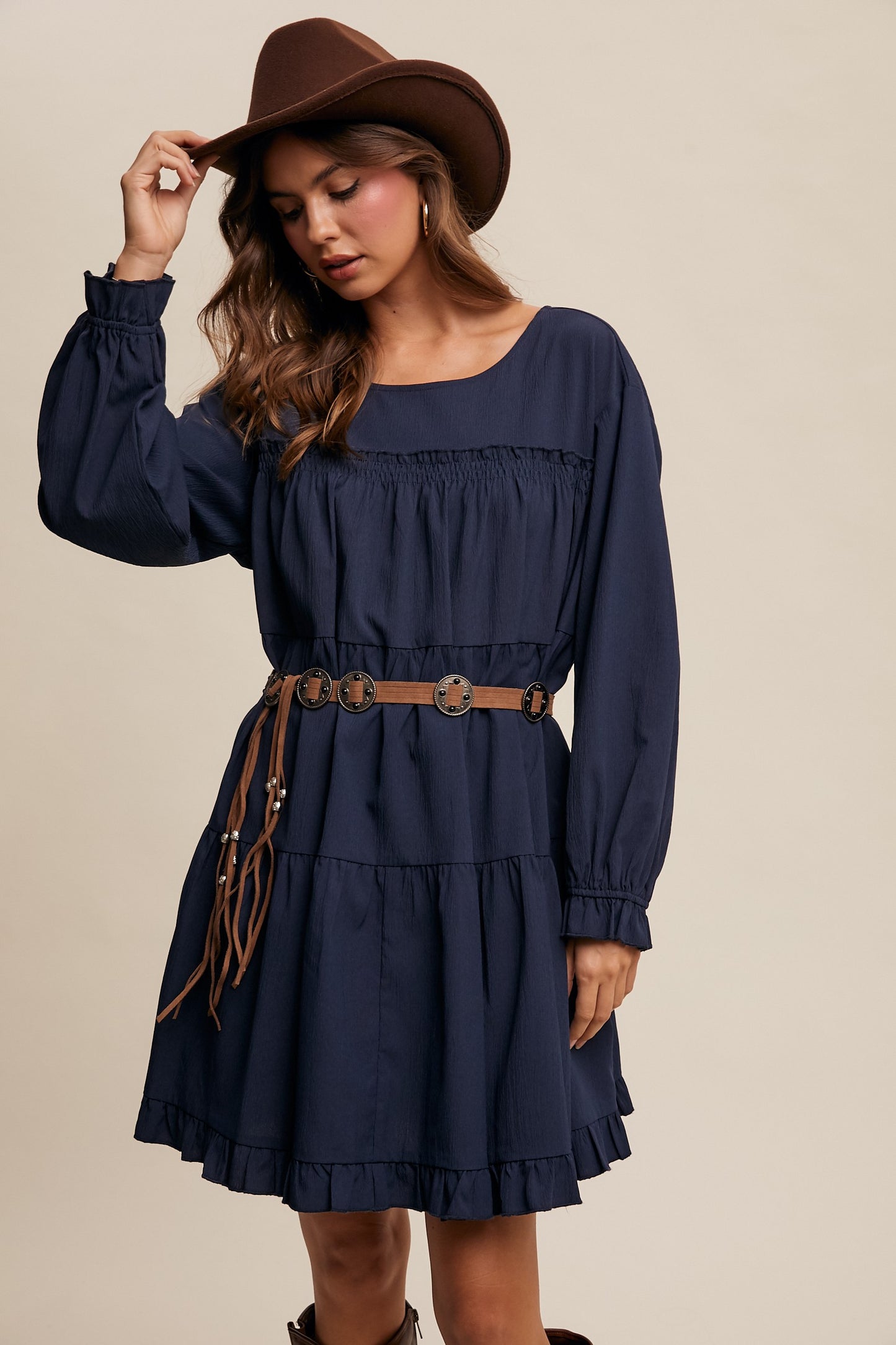 Miranda Flowy Tiered Dress