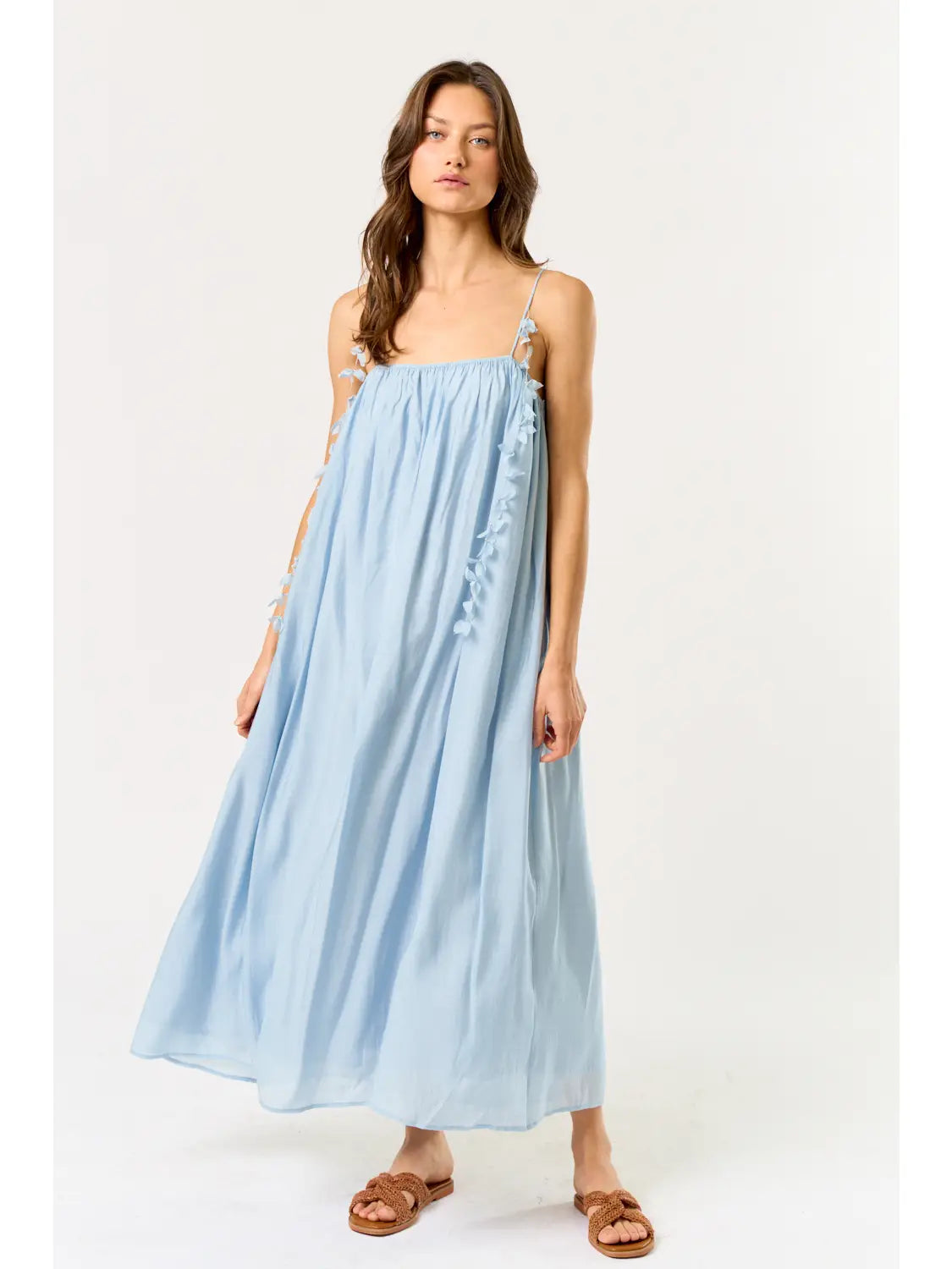 Carolina Floral Strap Maxi Dress