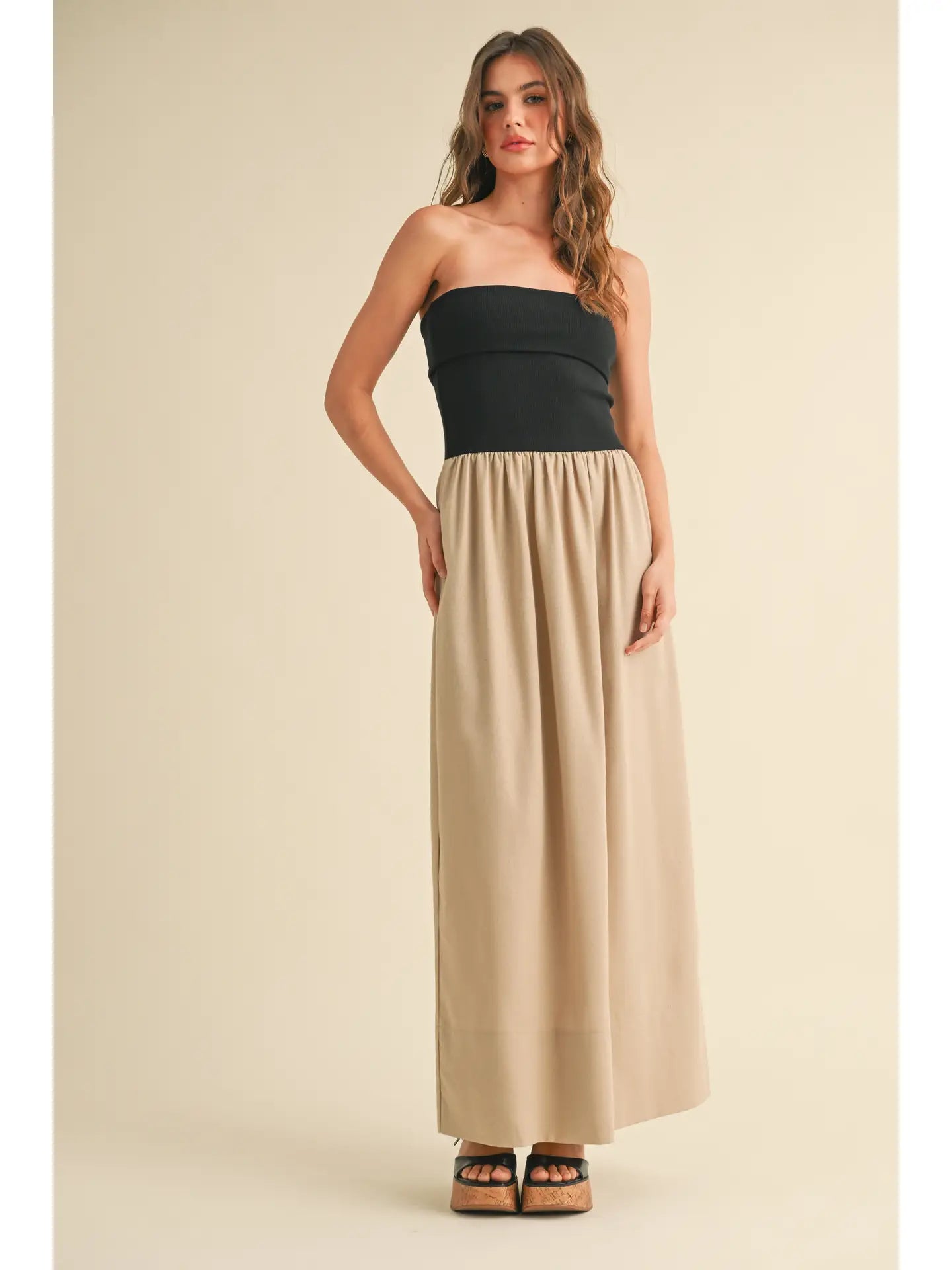 Khloe Strapless Maxi Dress
