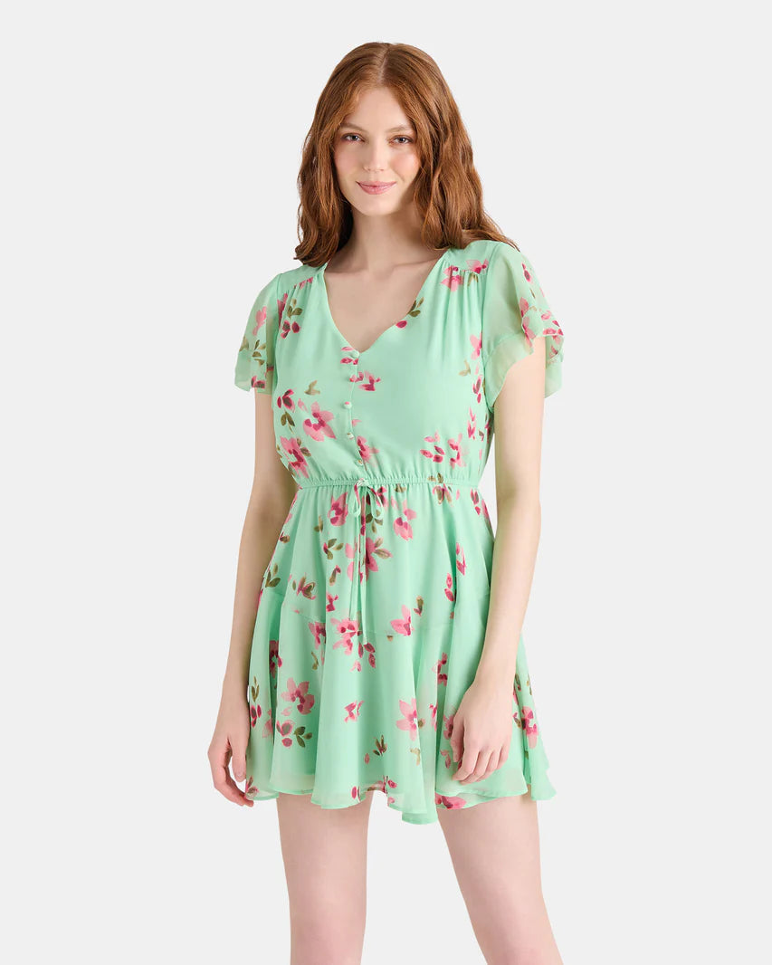 Sylvia Floral Mini Dress