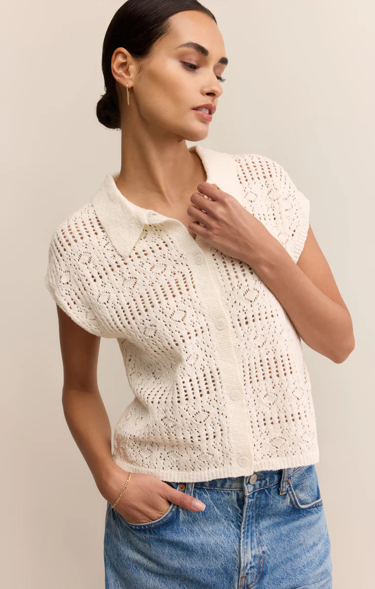 Rosemary Cotton Sweater Top