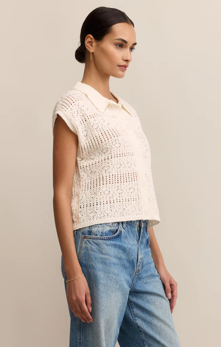 Rosemary Cotton Sweater Top
