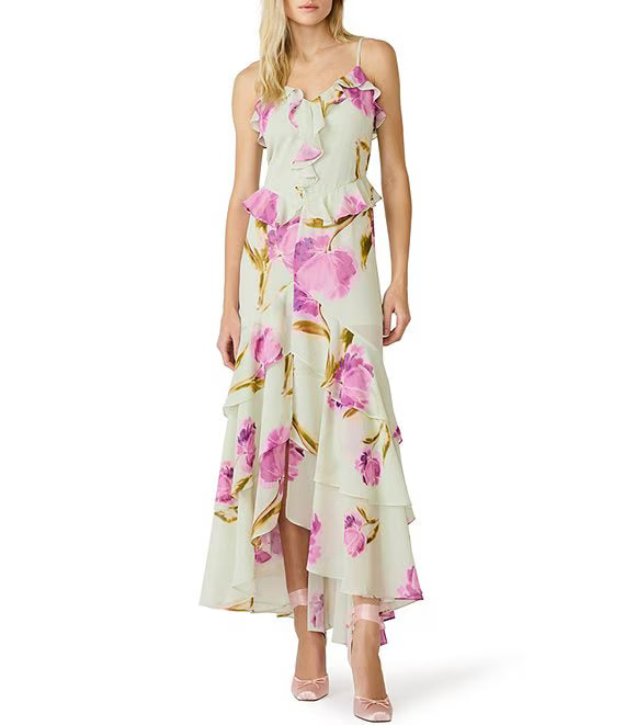 Rae Floral Ruffle Dress