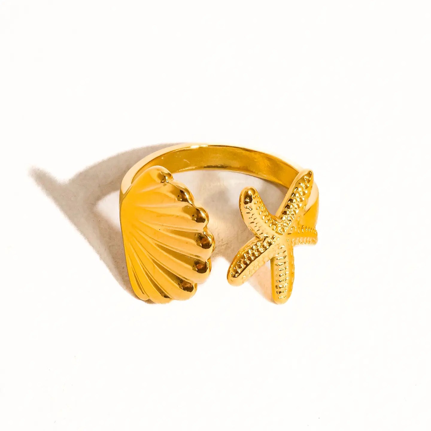 Star and Shell Ring