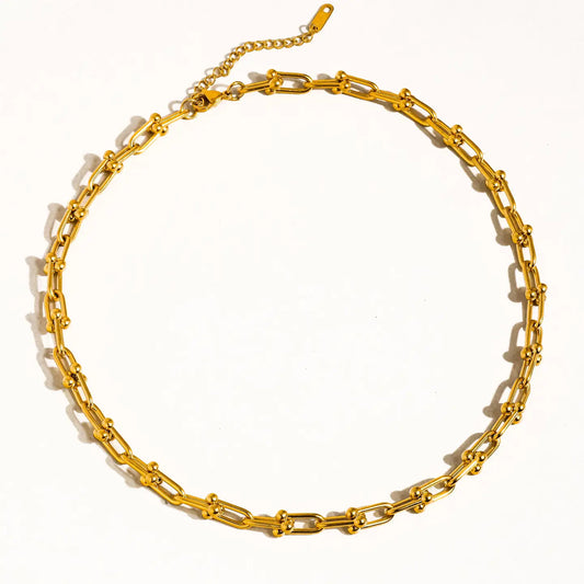 18K Gold Non-Tarnish Bold Chain Necklace