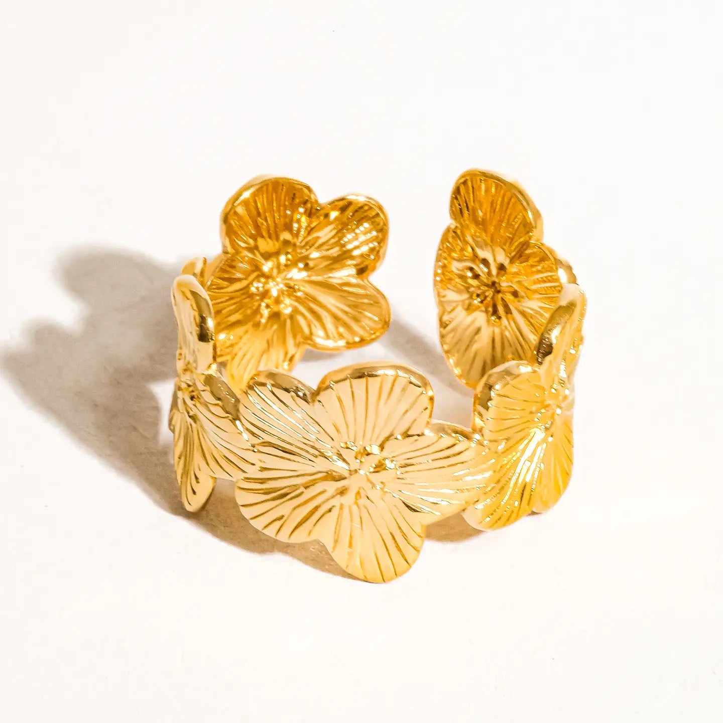 Gold Flower Ring