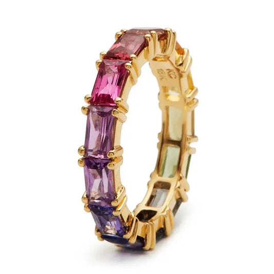 Ombre Baguette Ring