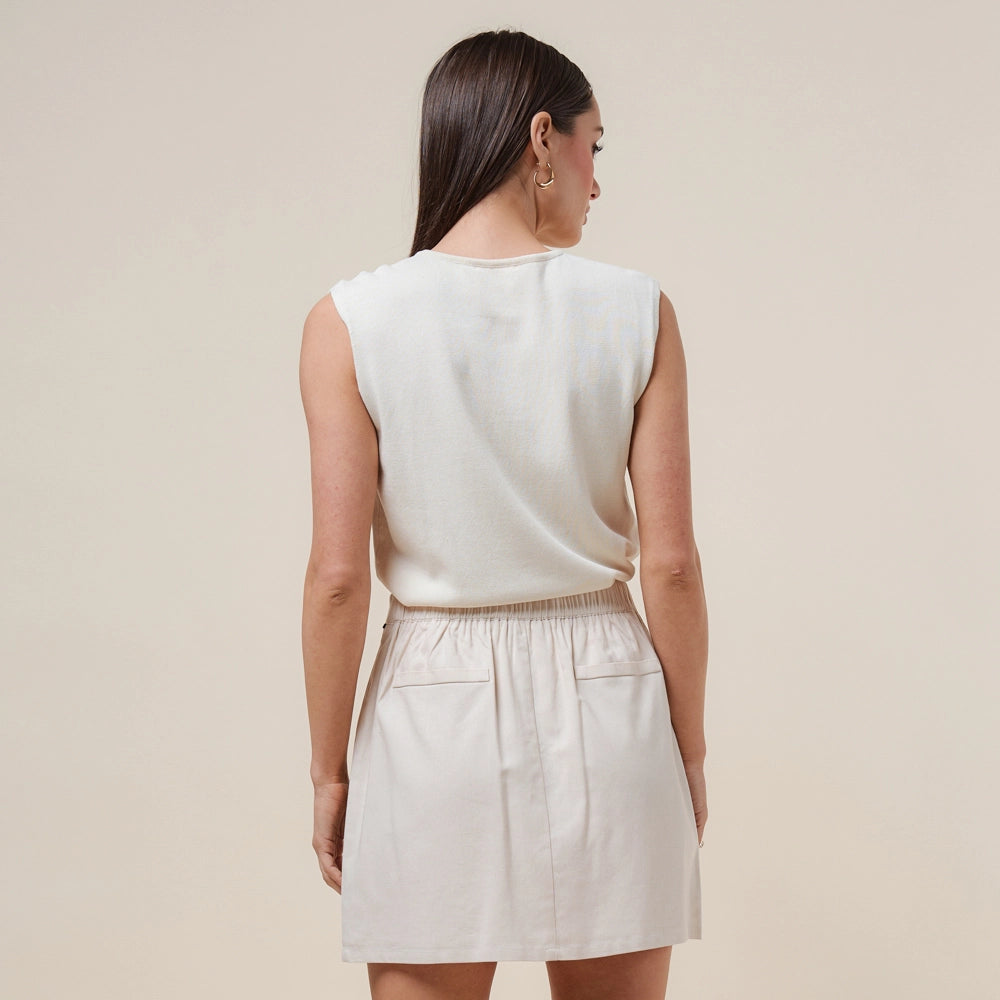 Mandy Asymmetrical Sleeveless Top