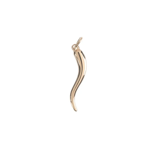 18K Gold Filled Italian Horn Charm