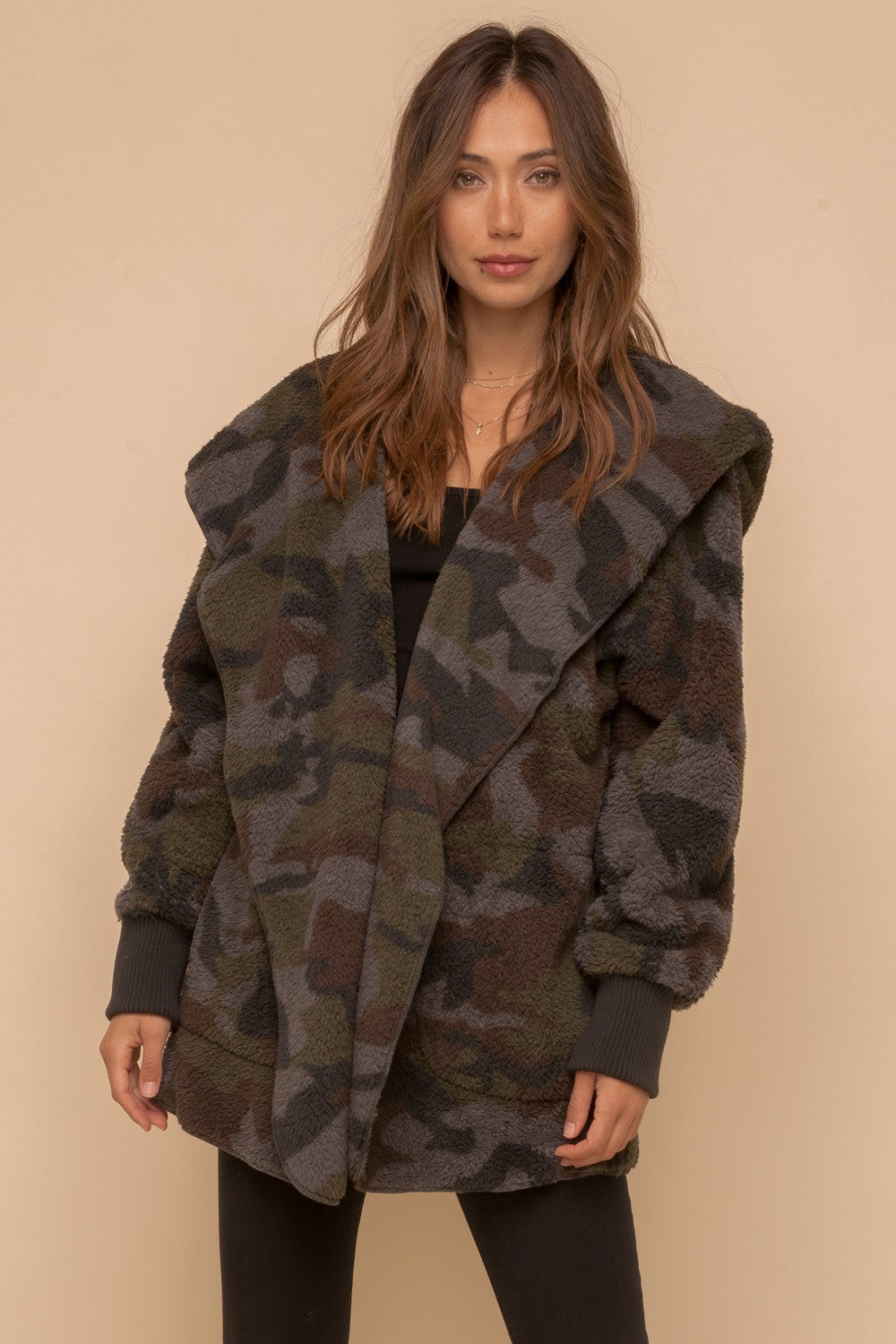 Autumn Plush Hooded Jacket