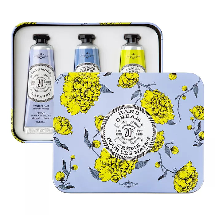 La Chatelaine Hand Creme Trio Tin
