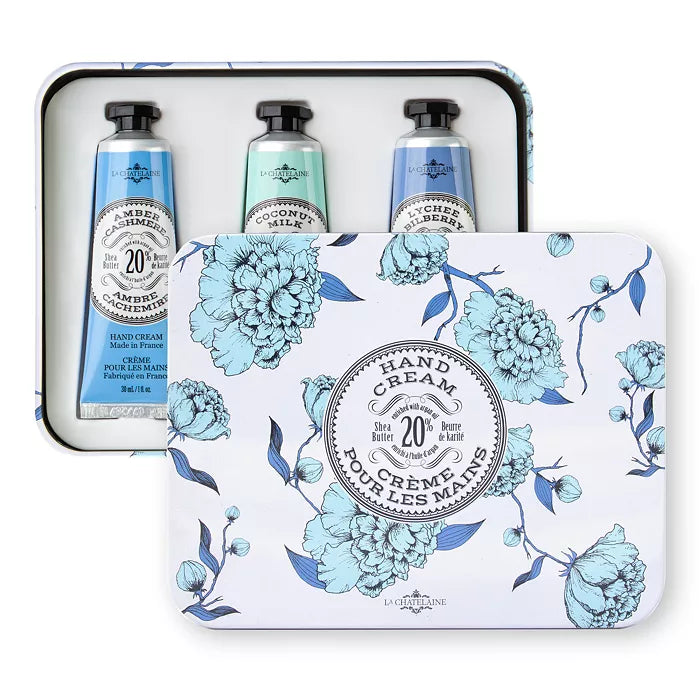 La Chatelaine Hand Creme Trio Tin