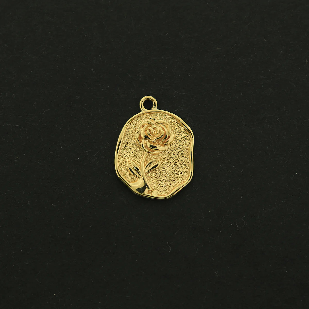 14k Rose Charm